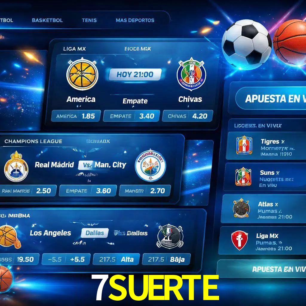Mercados de apuestas deportivas 7SUERTE para jugadores en México